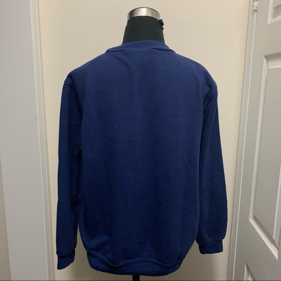 Penman 50% Cotton Comfy Minimalist Christmas SnowFlakes Sweater Sweatshirt Top - Picture 5 of 7